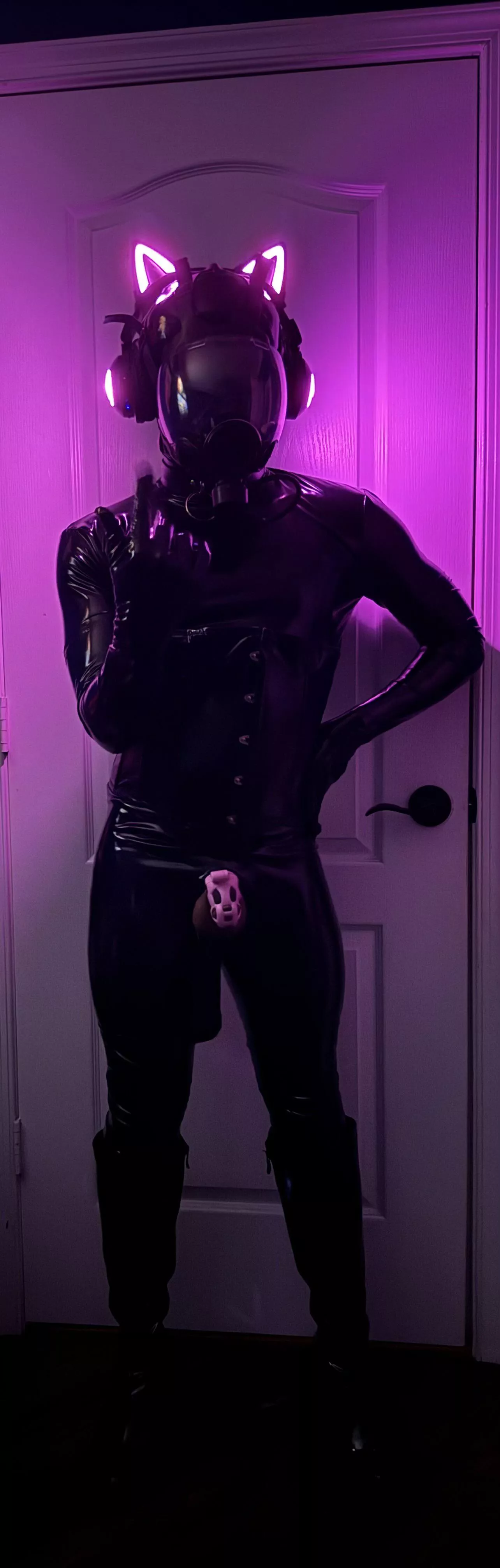 Become one with the latex posted by LatexRose9X