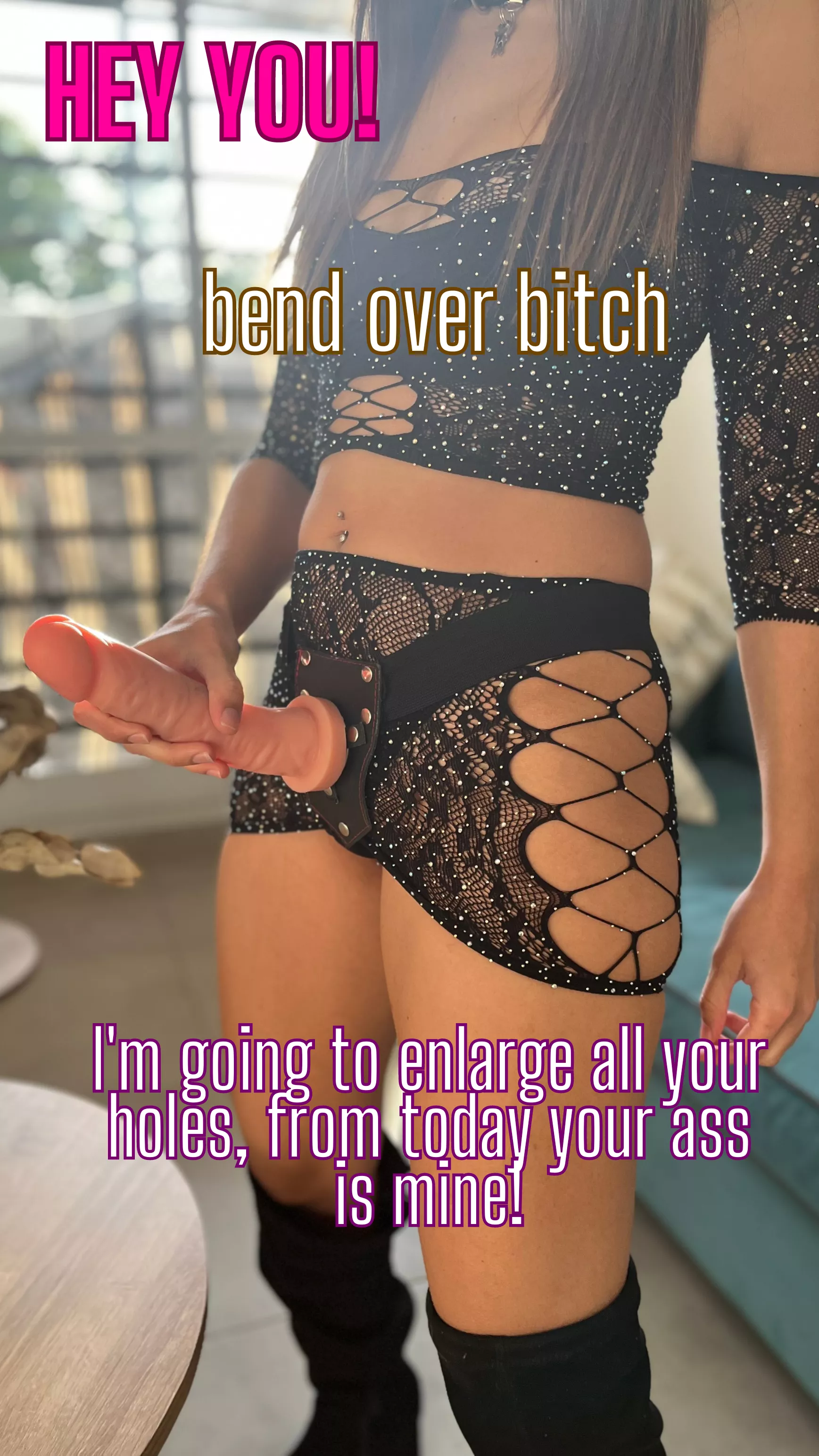 bend over bitch   posted by Proper_Barber5117