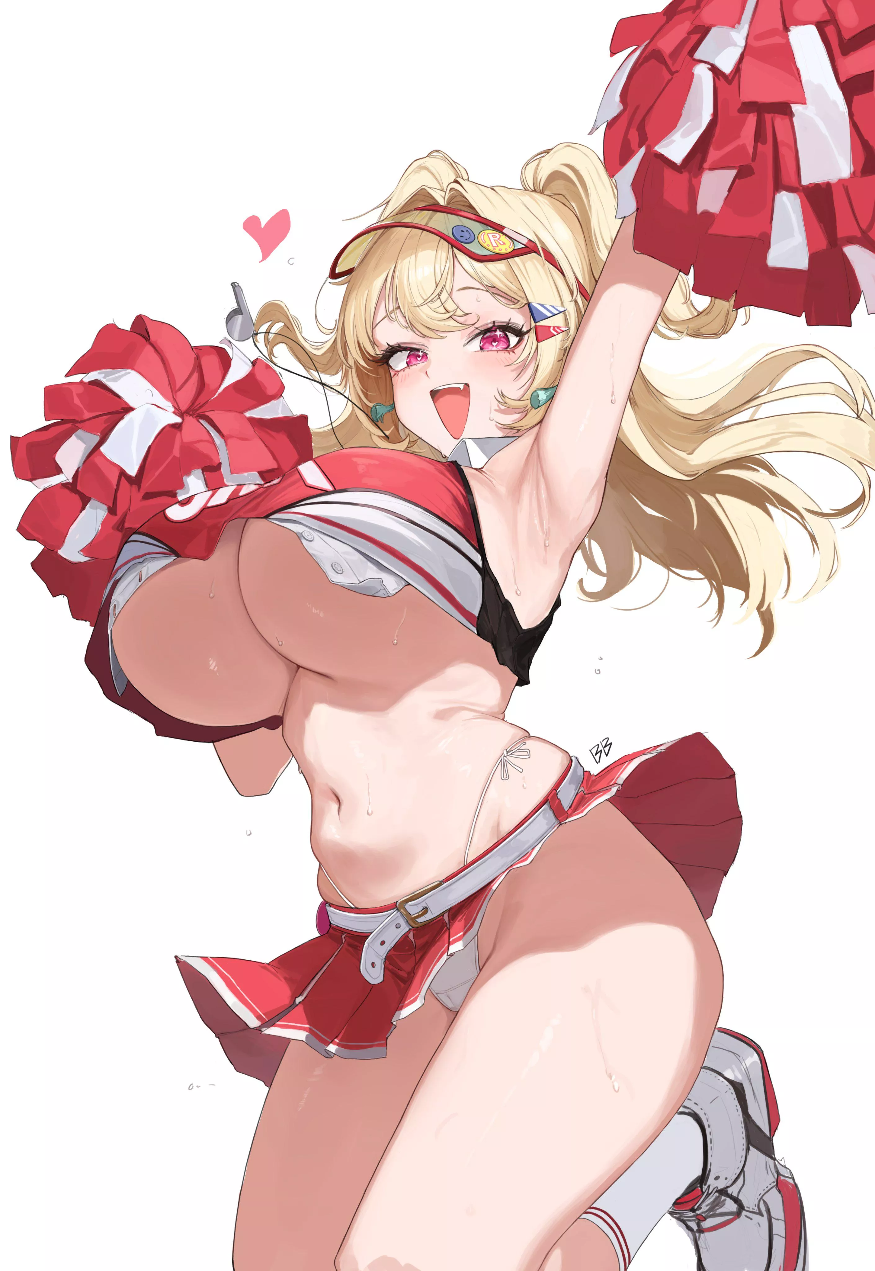 Cheerleading Clay (Buff Bard/BB) [Goddess of Victory: Nikke] posted by llamanatee
