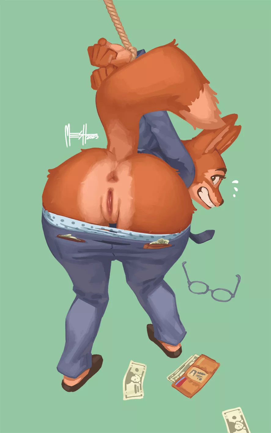 Diass Foxington (meesh) [F] posted by Honey_Bot_OwO