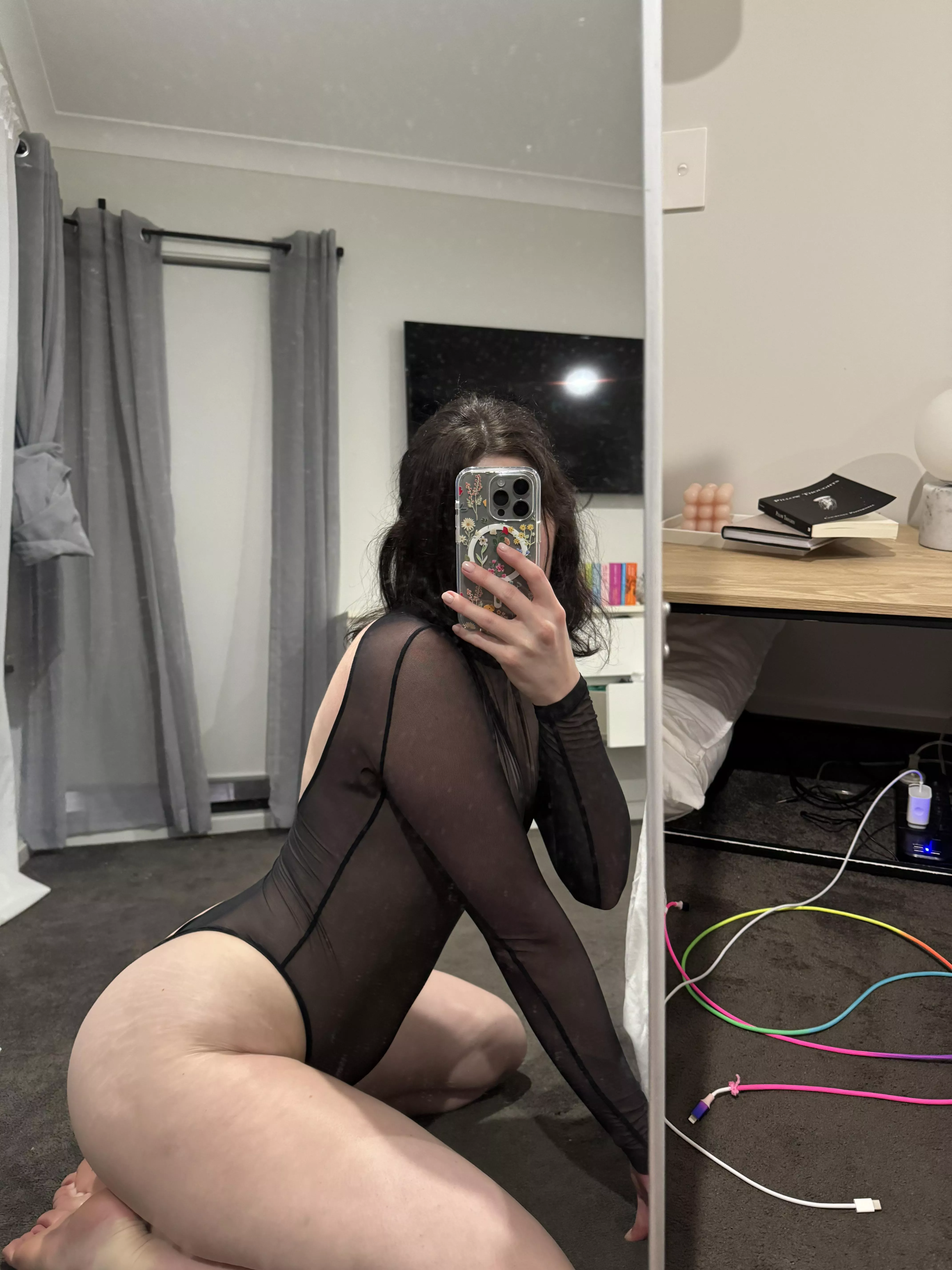 Do we like this bodysuit. I think it’s giving ice skater  posted by emmywinters108