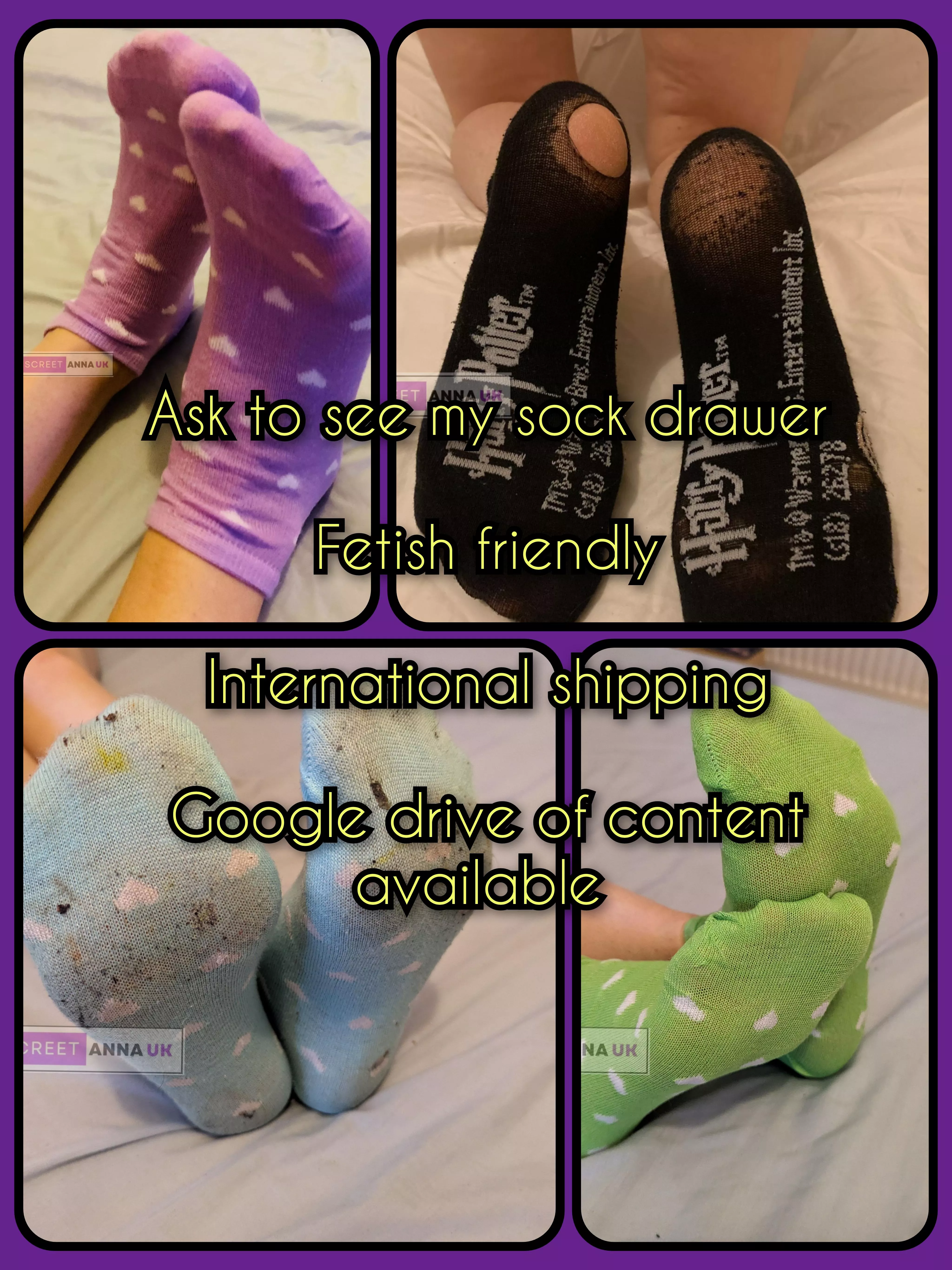 Ever wondered what socks worn on a hard, sweaty paramedic shift smell like? Extras can be added. Sock drawer available to view! [Selling][UK] posted by DiscreetAnnaUK