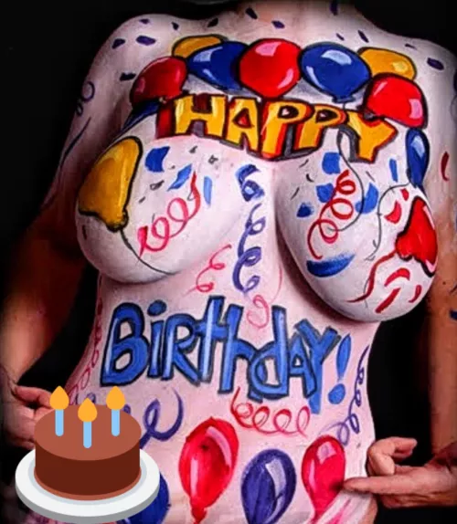 Found an old Birthday Greeting I did for a friend. by fleshandcolor