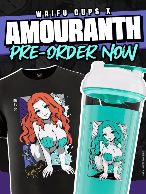 GAMERSUPPS X AMOURANTH WAIFU CUP AND T SHIRT, PRE-ORDER OPEN NOW by InfiltratorOmega