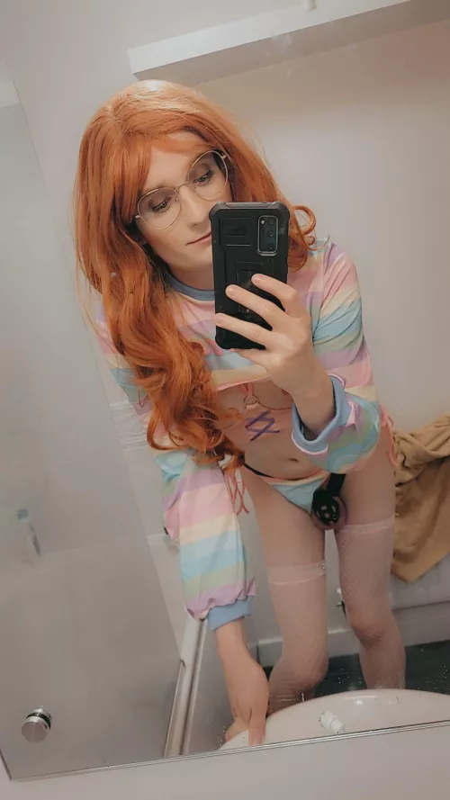 Is it normal to be even more horny while caged? 😳 by FemboySnoop