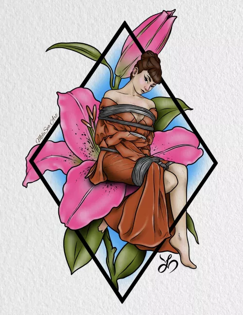 Lily Lover, drawn by me by MsDiFloria