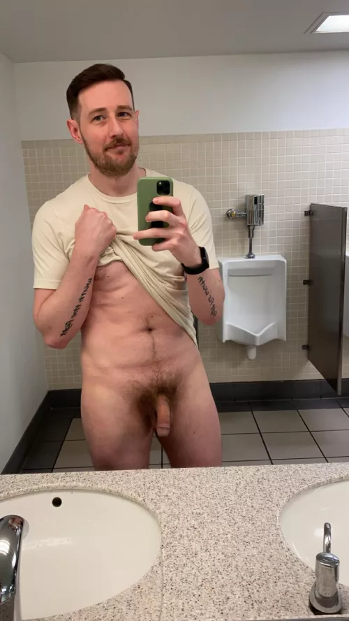 Love how my dick just grows right out of my bushy pubes. by Tat246squared