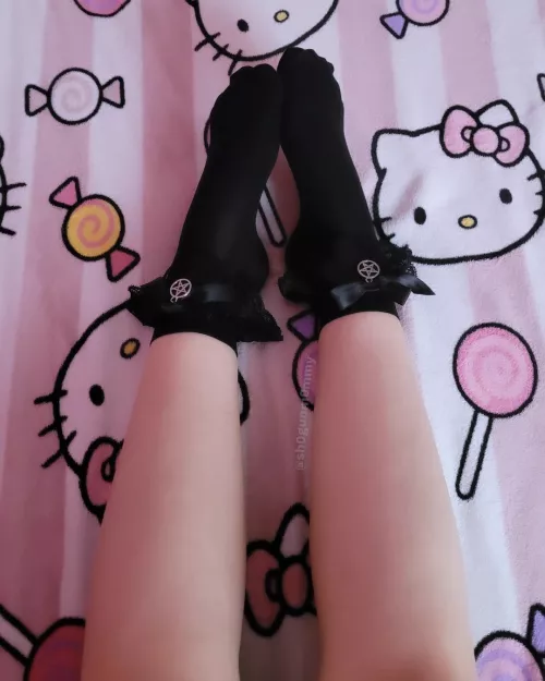 New cute socks 🖤 by sh0gunm0mmy
