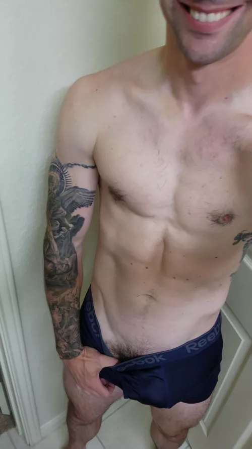 Nothing better then undressing after work by Fitlife2526