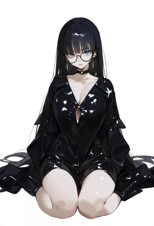 Shiny Black Rubber  by CheetahSperm18