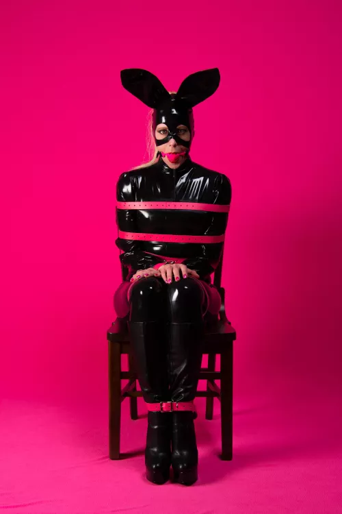 Shiny Tied Bunny by yourboundwife