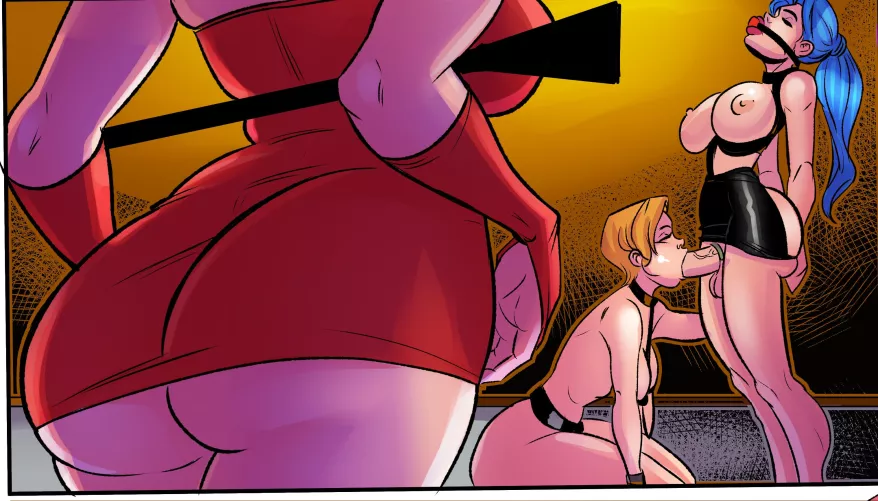 Slaves giving pleasure in front of their mistress by Guidobarsi