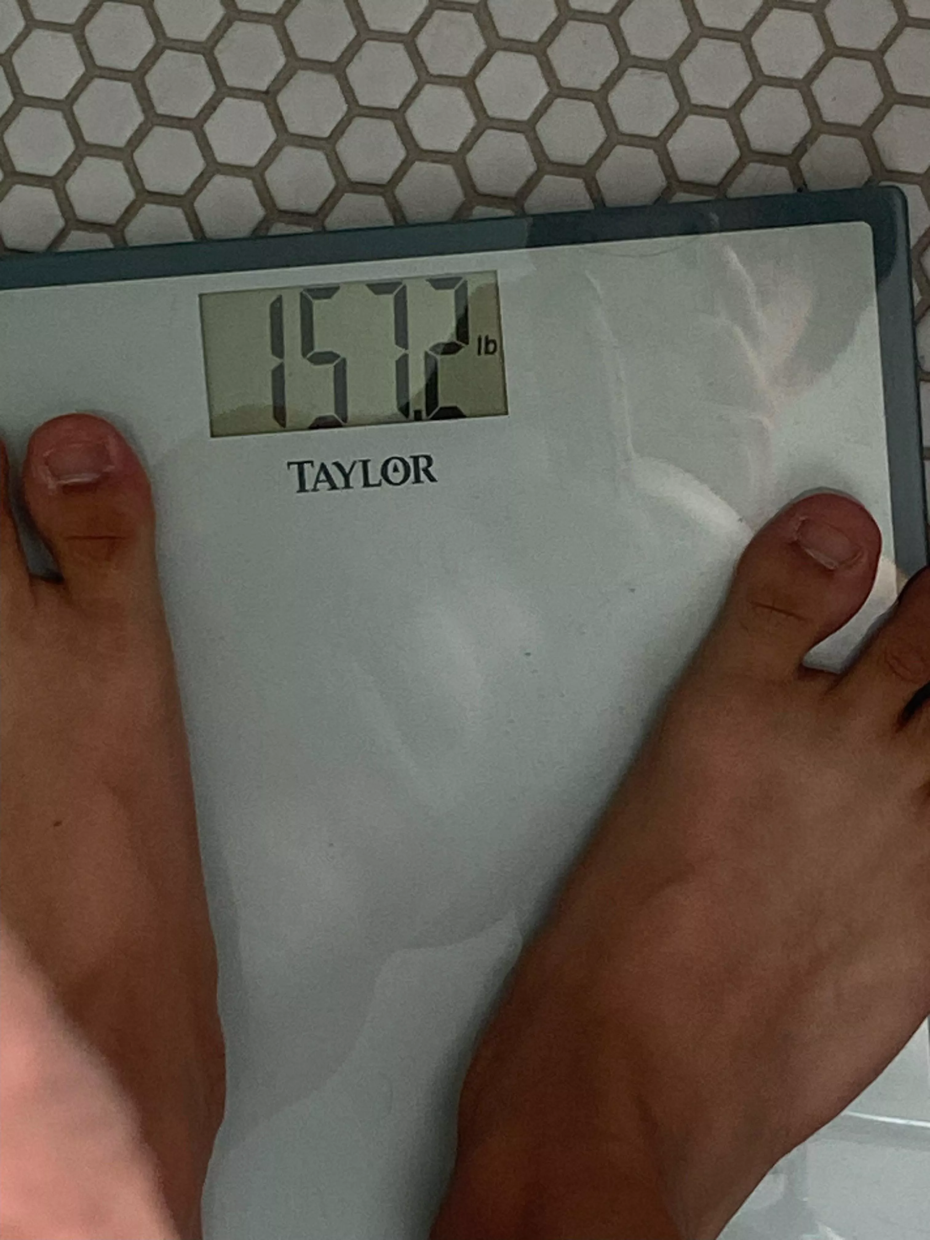 When you show your friends how much you weigh but forget about the reflection posted by No-Discount-1645