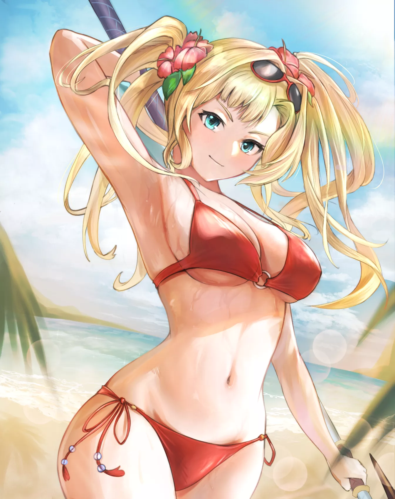 Zeta in bikini (bbonk) [Granblue Fantasy] posted by TheRoySez