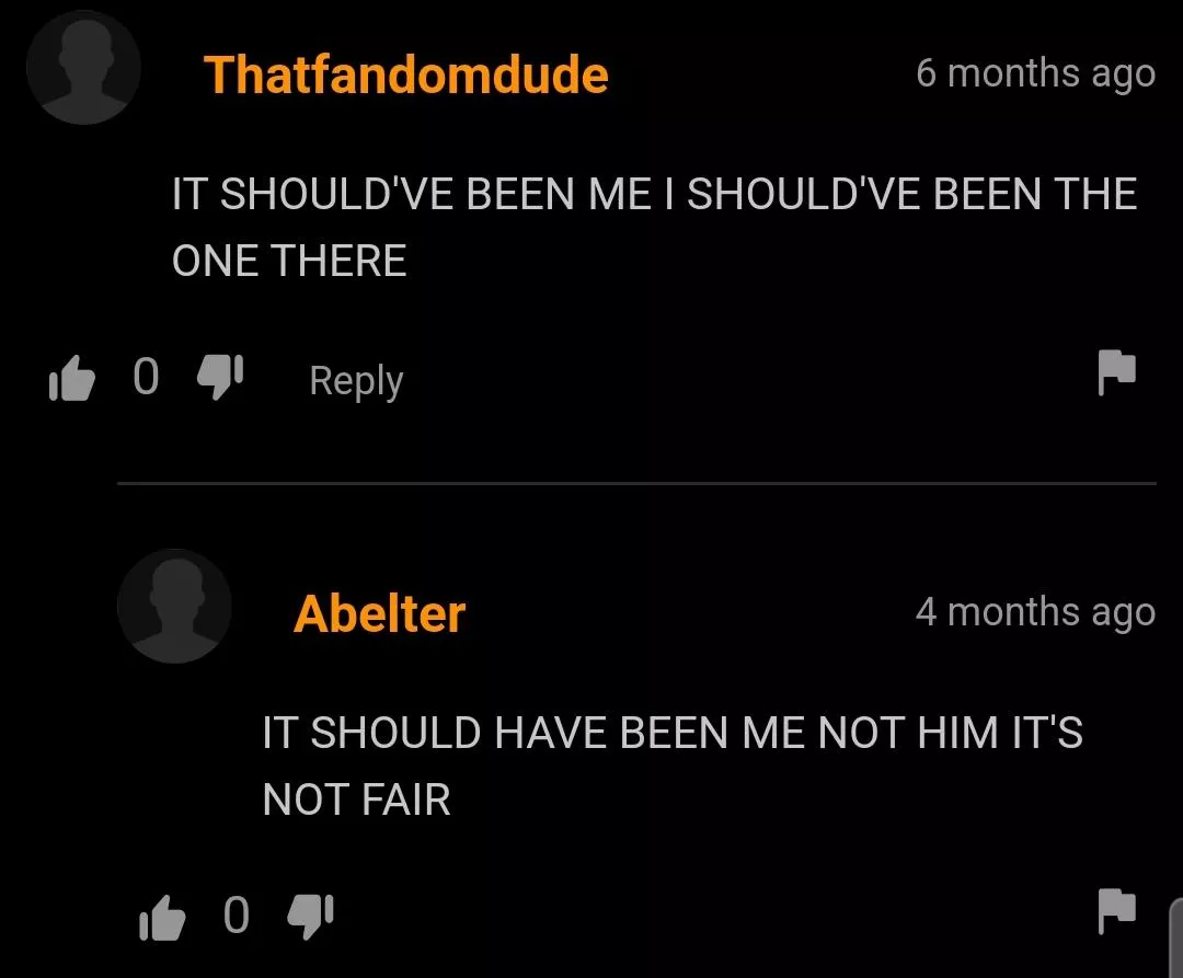 CALM DOWN (it should've been me) posted by Canisleepnow2914