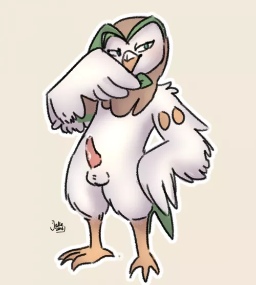 Catch them all challenge #723 - Dartrix (jalle) by Red_Gaymer