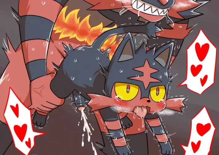 Catch them all challenge #725 - Litten (croisshark) by Red_Gaymer