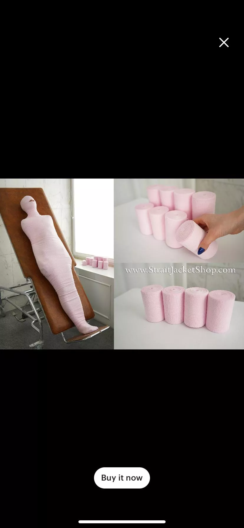 Do you think this kind of wrap could work with self bondage? With the aid of safety pins or something along those lines? posted by Hyper_Wolf727