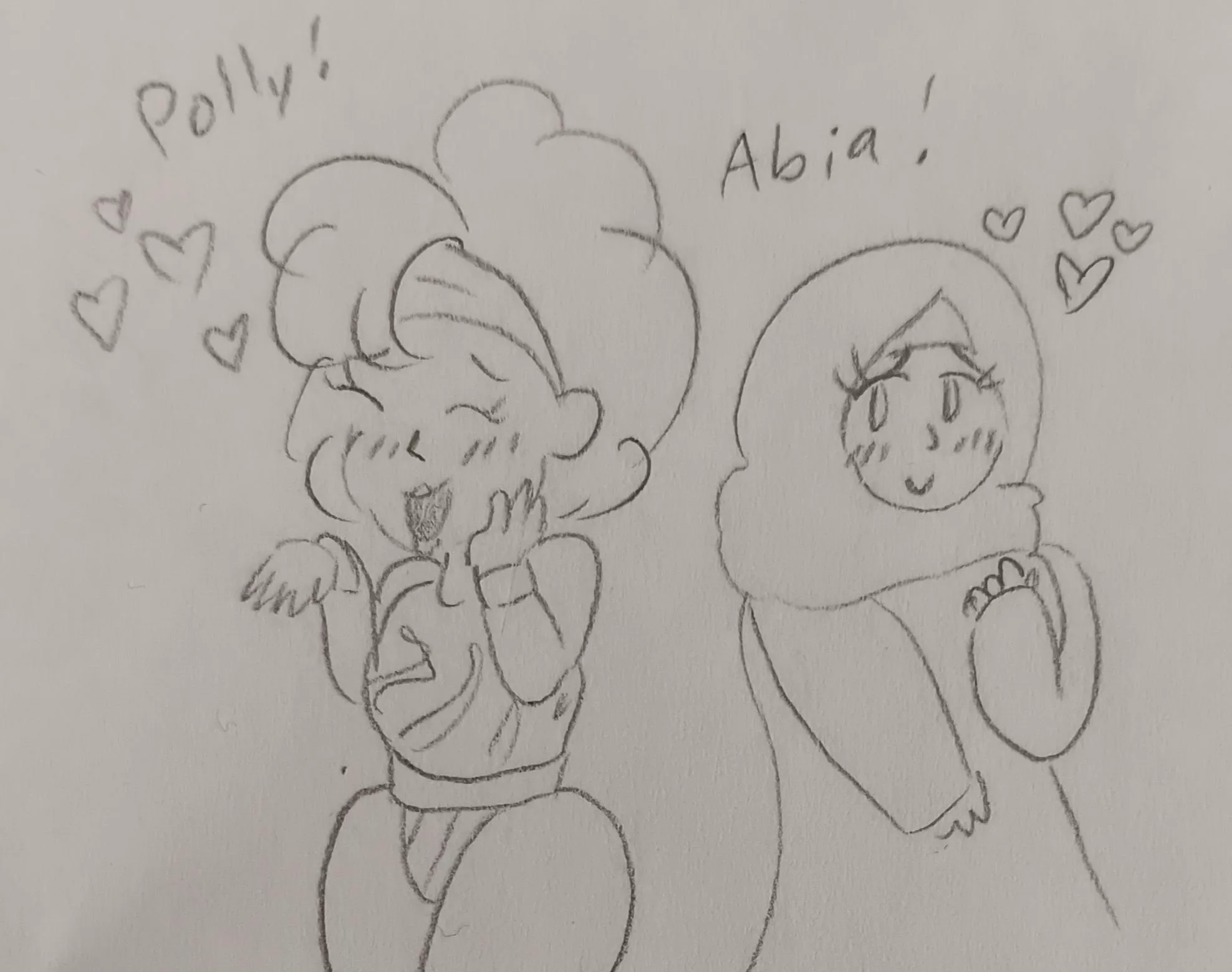 Doodled the 2 Best Girls posted by Pajama-Han