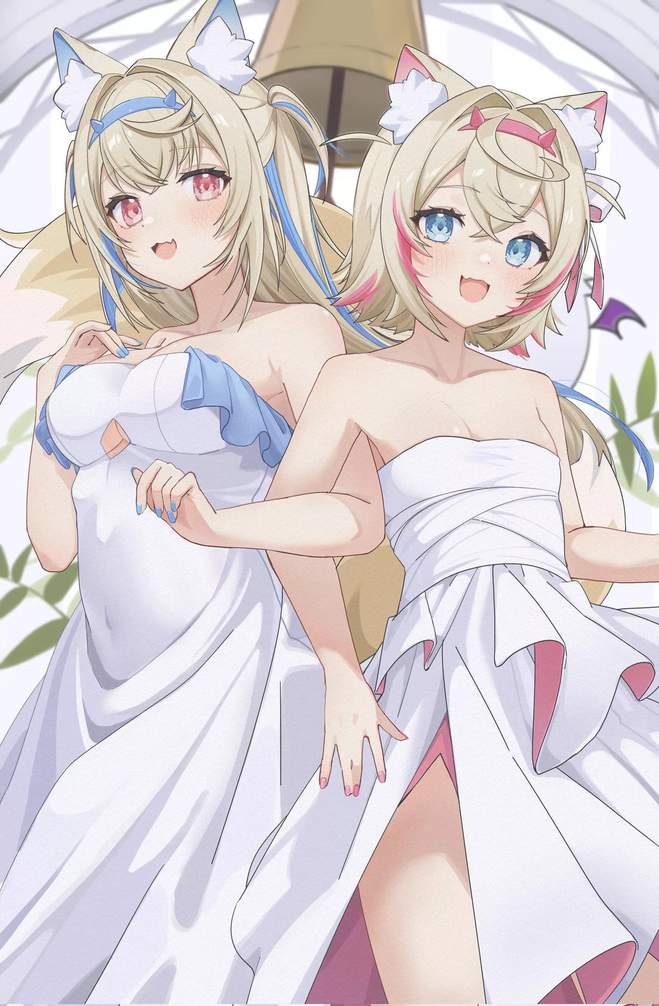 FUWAMOCO Wedding [Hololive] posted by oreci2