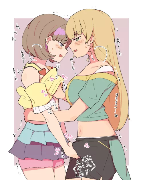 Getting heated feeling each other up (Unfortunate Hero) [Original] by DoctorHeliolisk