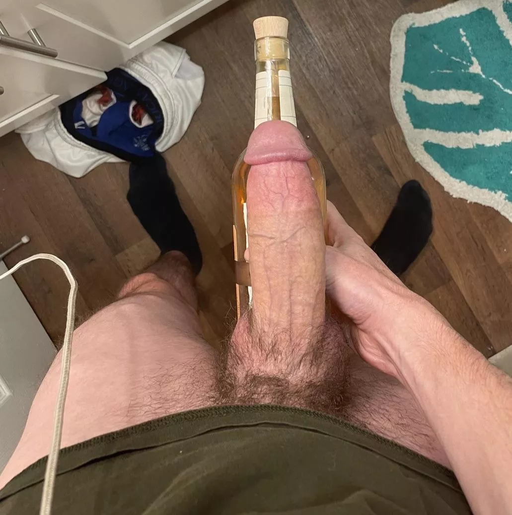 I had a bottle of bourbon somewhere, where’d I put it? posted by sooperdook