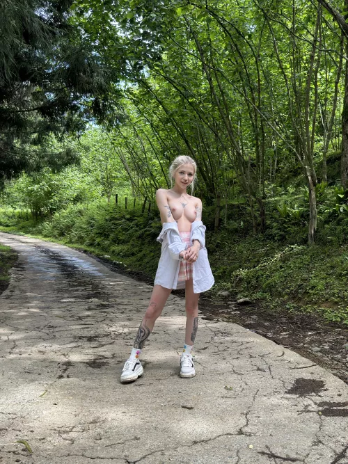 In the forest you want to get naked and merge with nature by Kittyybrownn