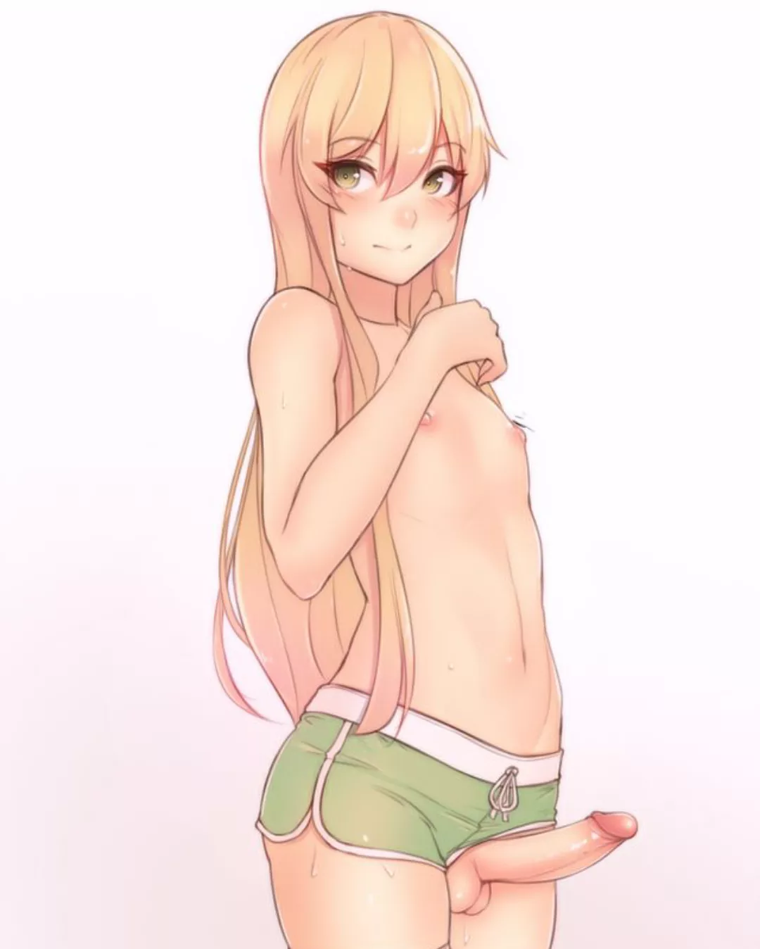 It's ok if I wear just my shorts? It's just too hot here... posted by Futastic_Lady