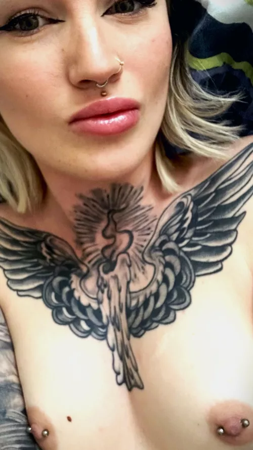 just say the word and i'll show you my pierced nipples whenever you want by Adorable-Girlfriend1