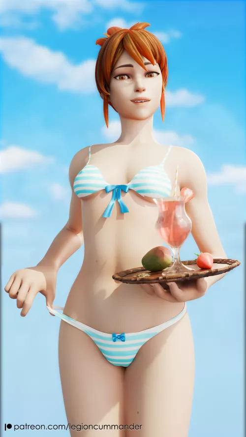 Marci in cute swimsuit [Dota 2] (legioncummander) by legion_cum_mander