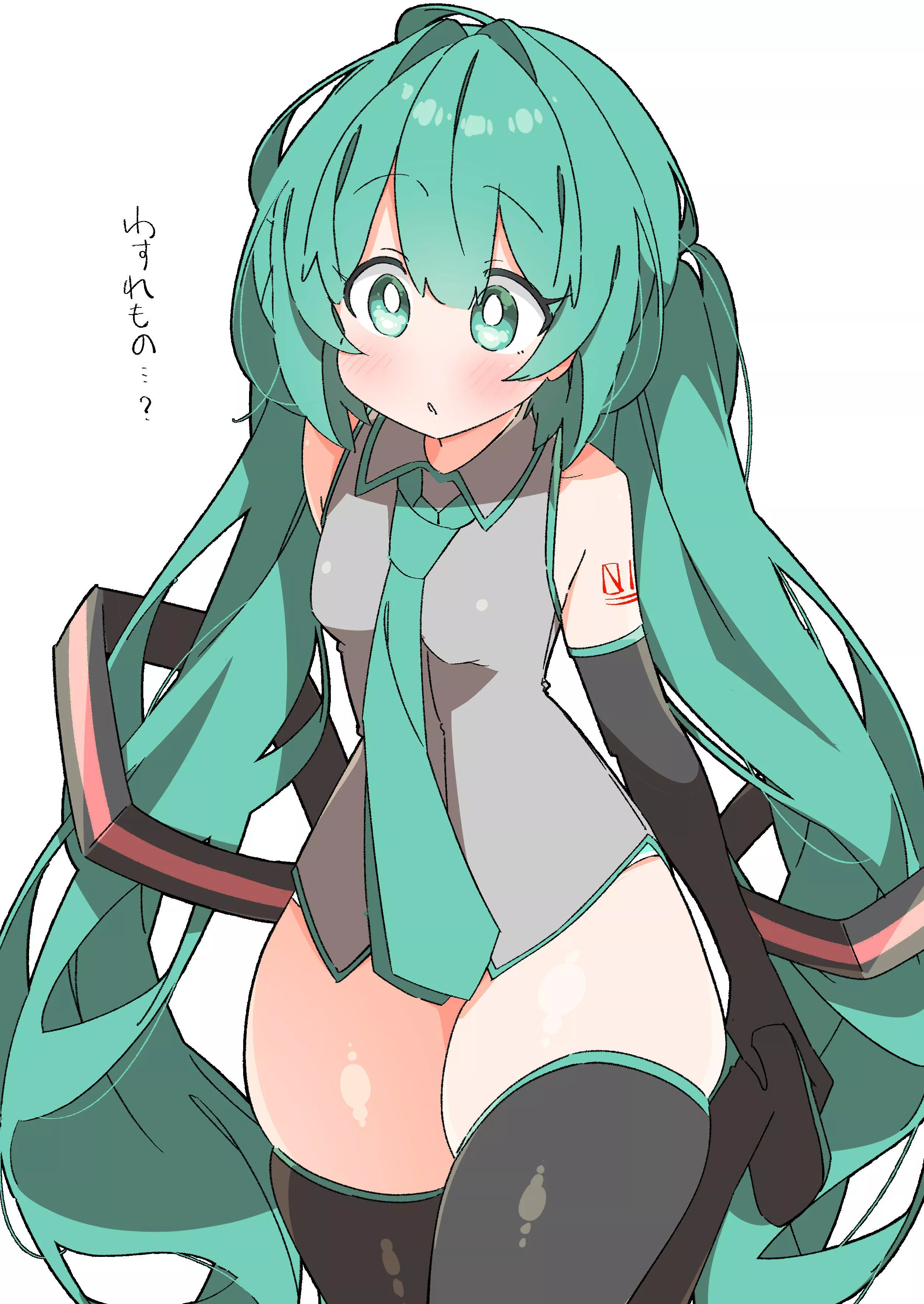 Miku without her skirt posted by LafterMastr