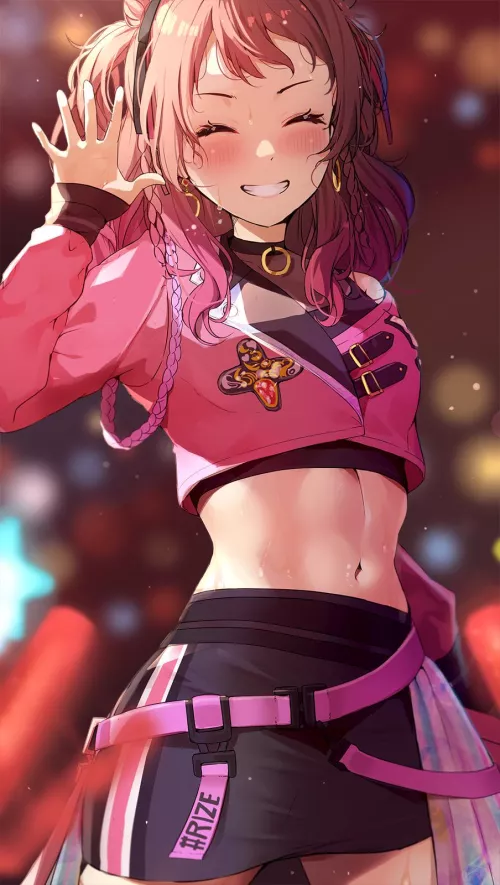 Saki Hanami [Idolmaster] by CheetahSperm18