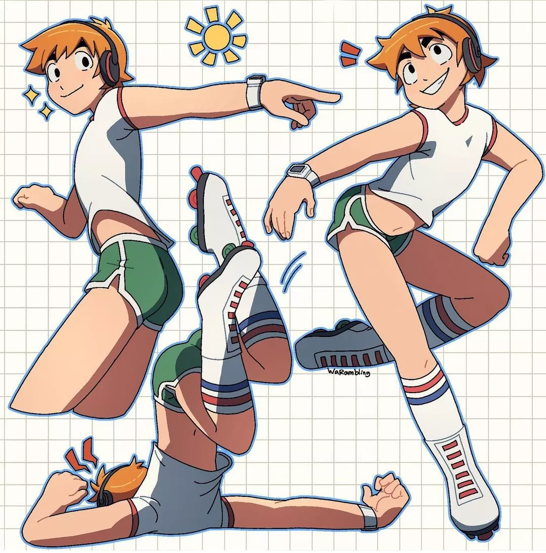 Scott Pilgrim being easily a cutie :33 posted by Tachyonhummer007