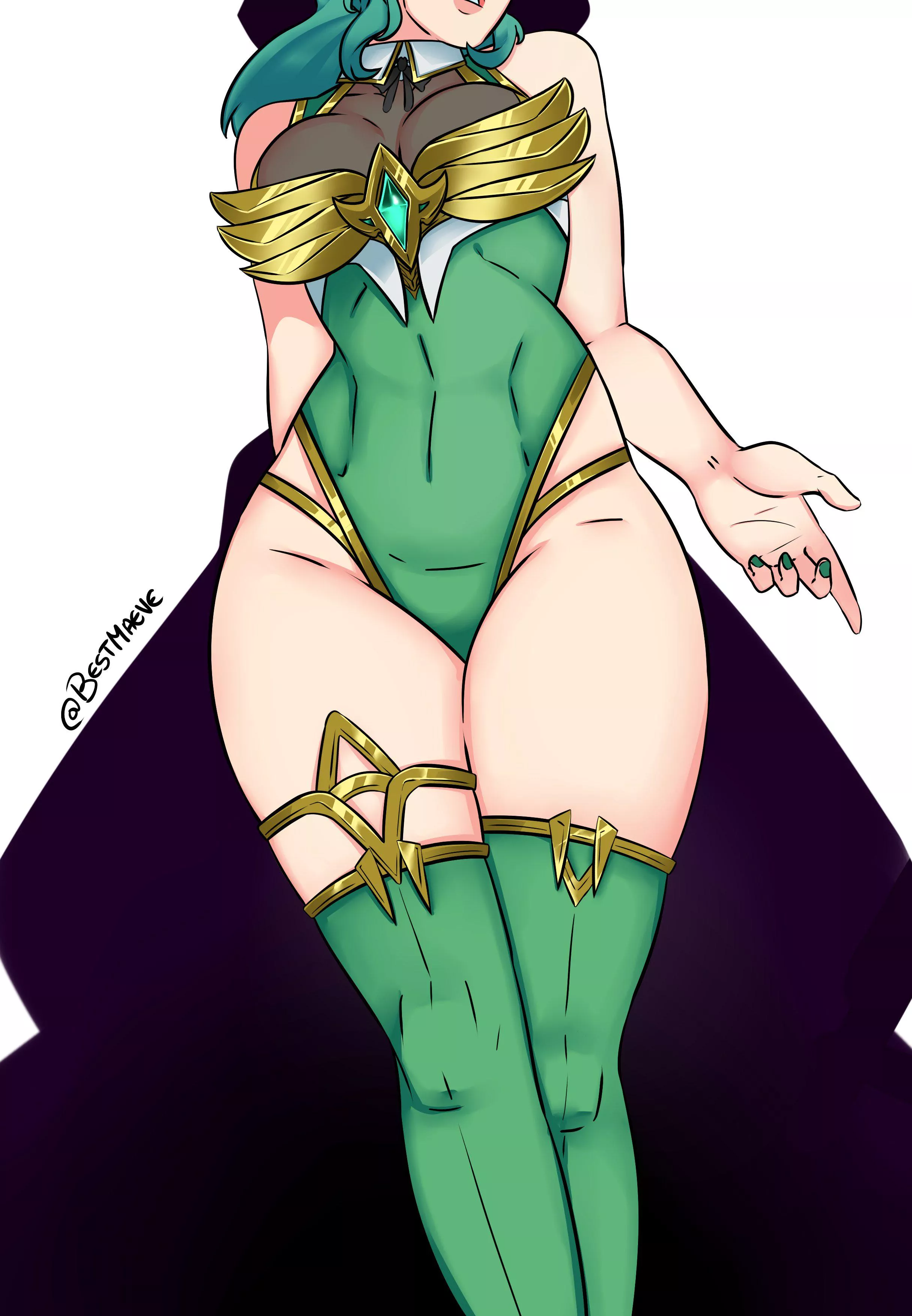 Seris and her stellar thighs (MaeveBestGirl, Summer) posted by gifsundgirls