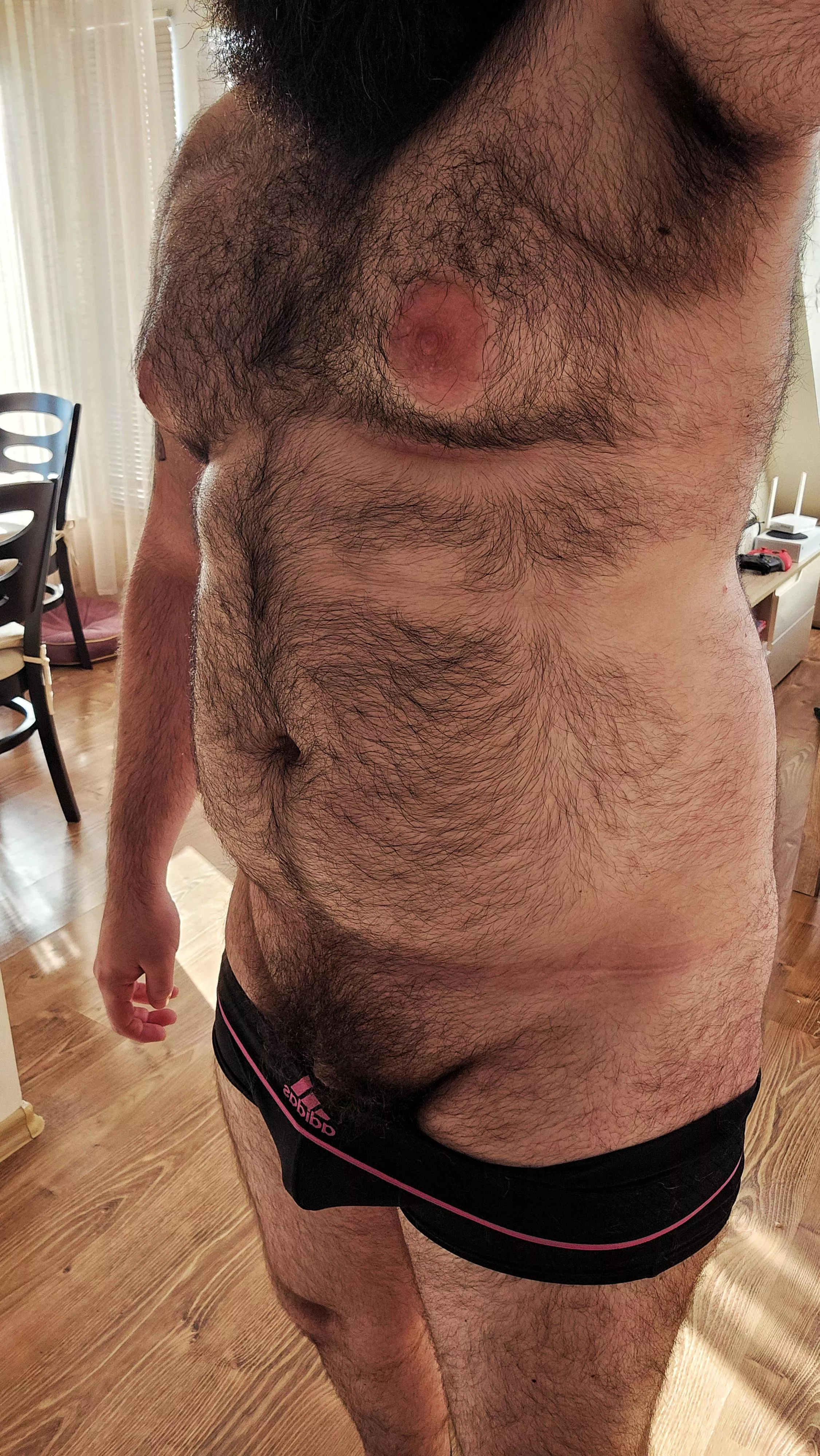 Too hot for clothes today 🥵 posted by HairyBullbear