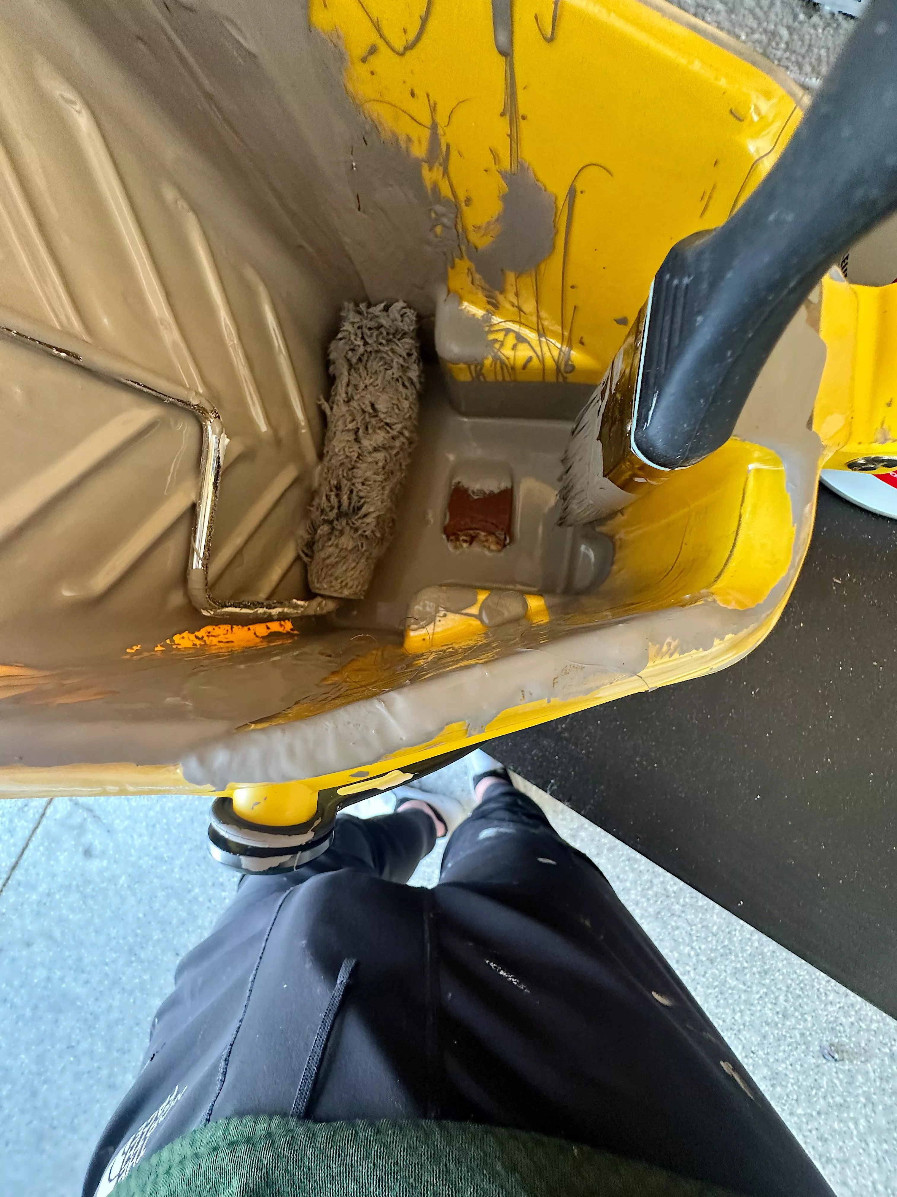 Took a pic of the snickers I dropped in my paint and realized my dick was all over the place.  posted by SpareVariety2643