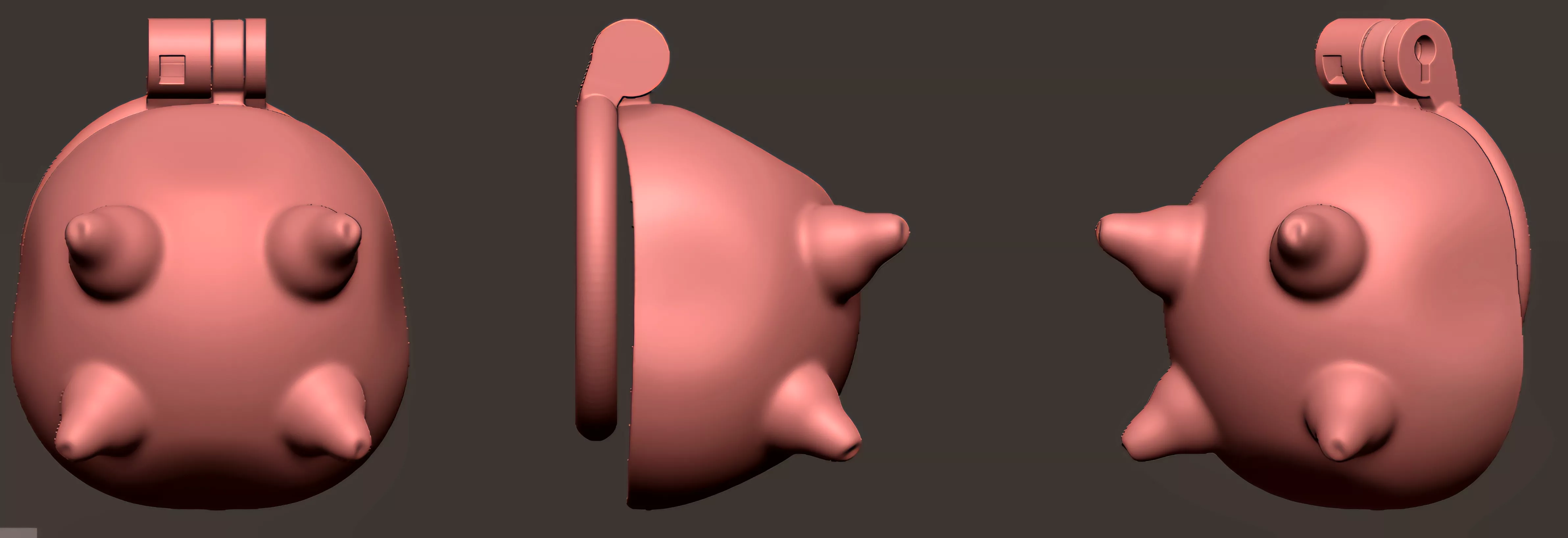 Udder Chastity Cage design posted by PupNiko1234