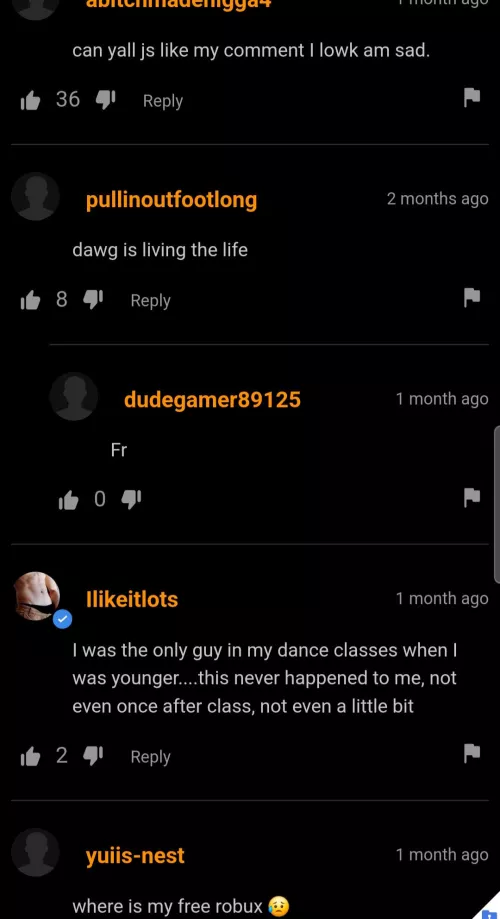 We have a range of emotions here by Canisleepnow2914