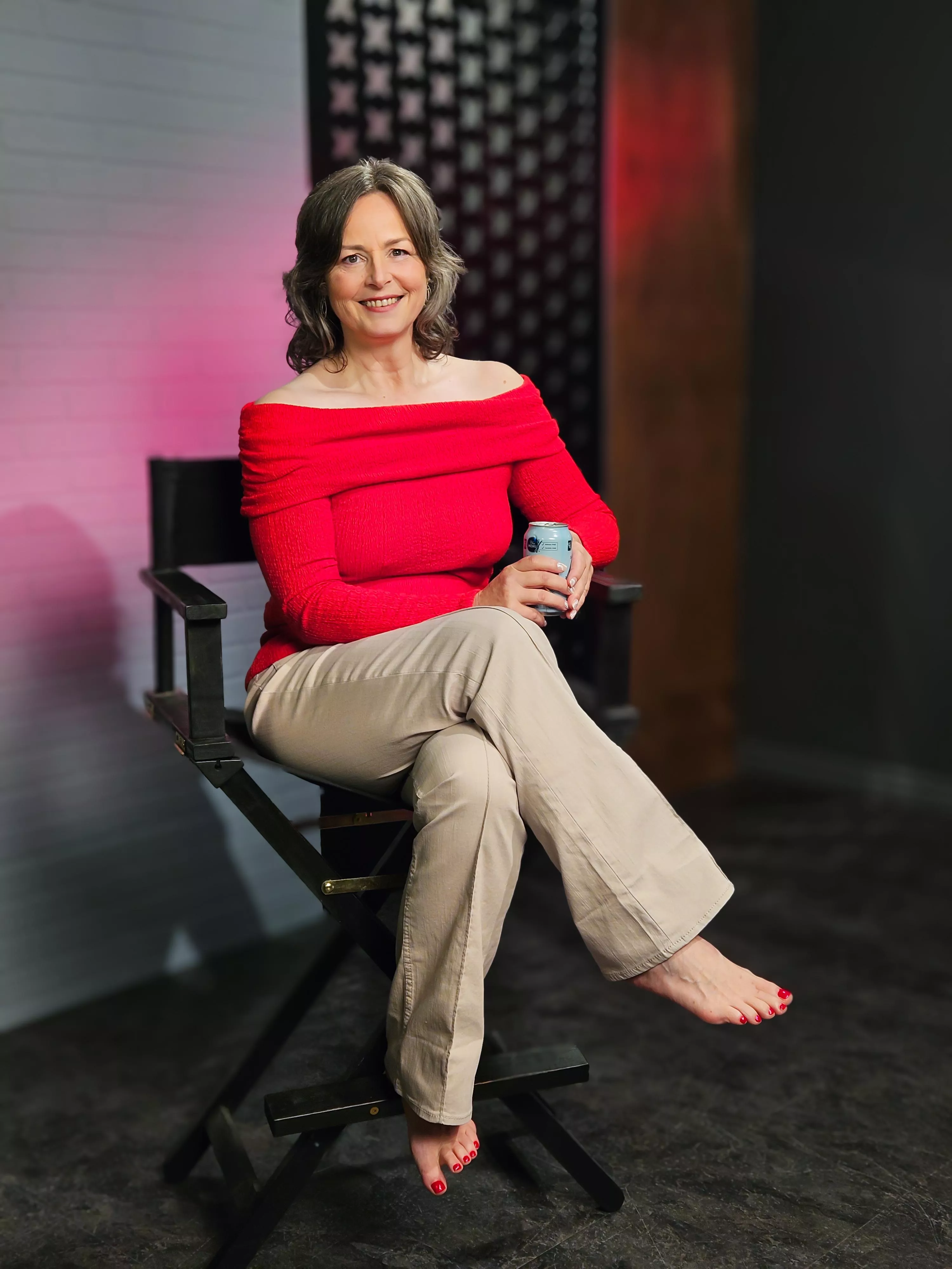 We Have a Very Special Guest in Studio Today - Victoria Sinclair, our Very First Naked News Anchor!  posted by NakedNewsSocialMedia