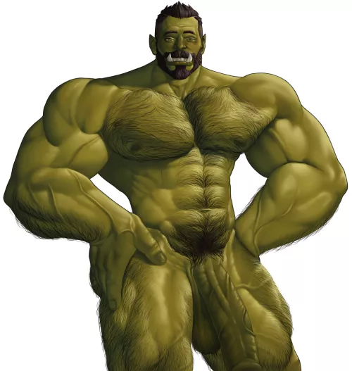 When the Orc D too big for the screen. by ypressgames