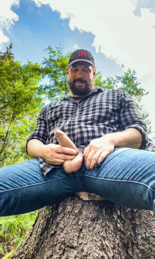 Would you suck my sweaty cock during a hiking break? by Top_Handle2768