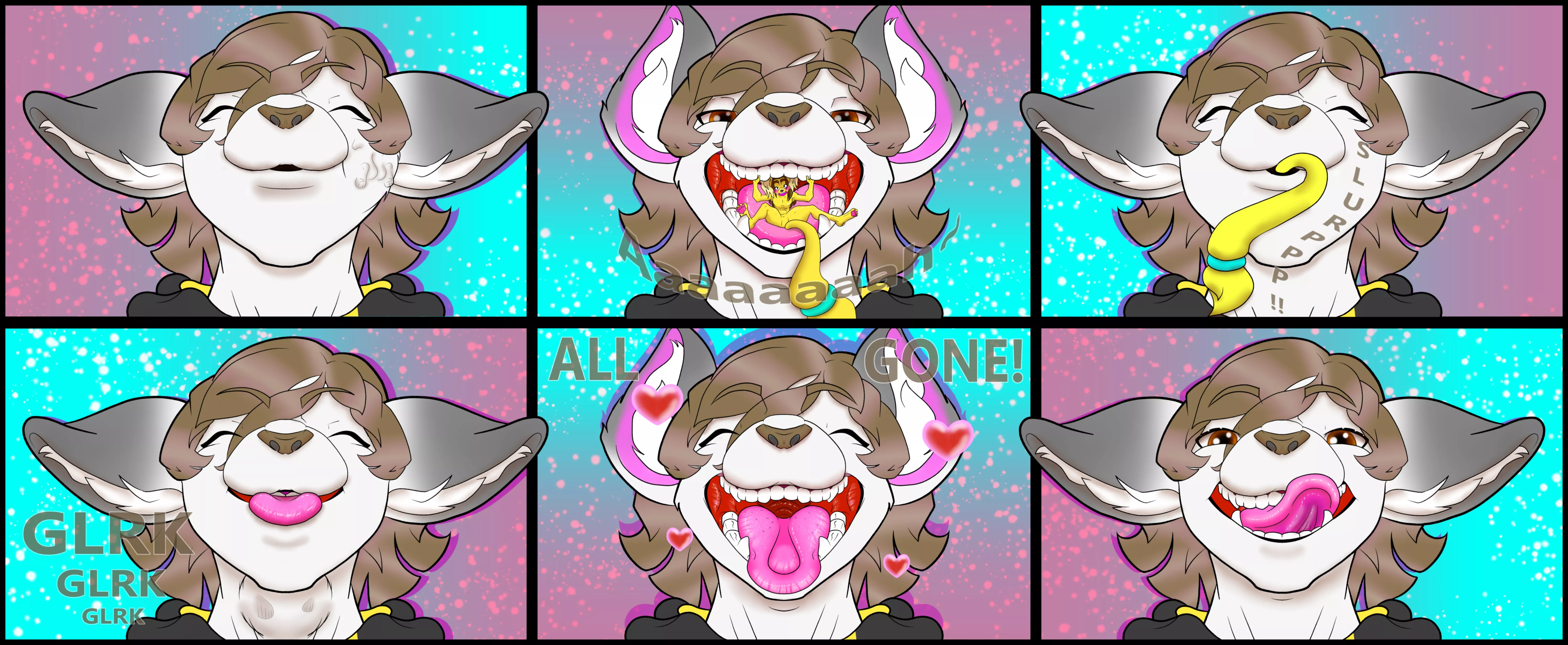 {Image} The Many Maws of Kitt (Art by me, AtelierPhos) posted by DigitalFurryArtist
