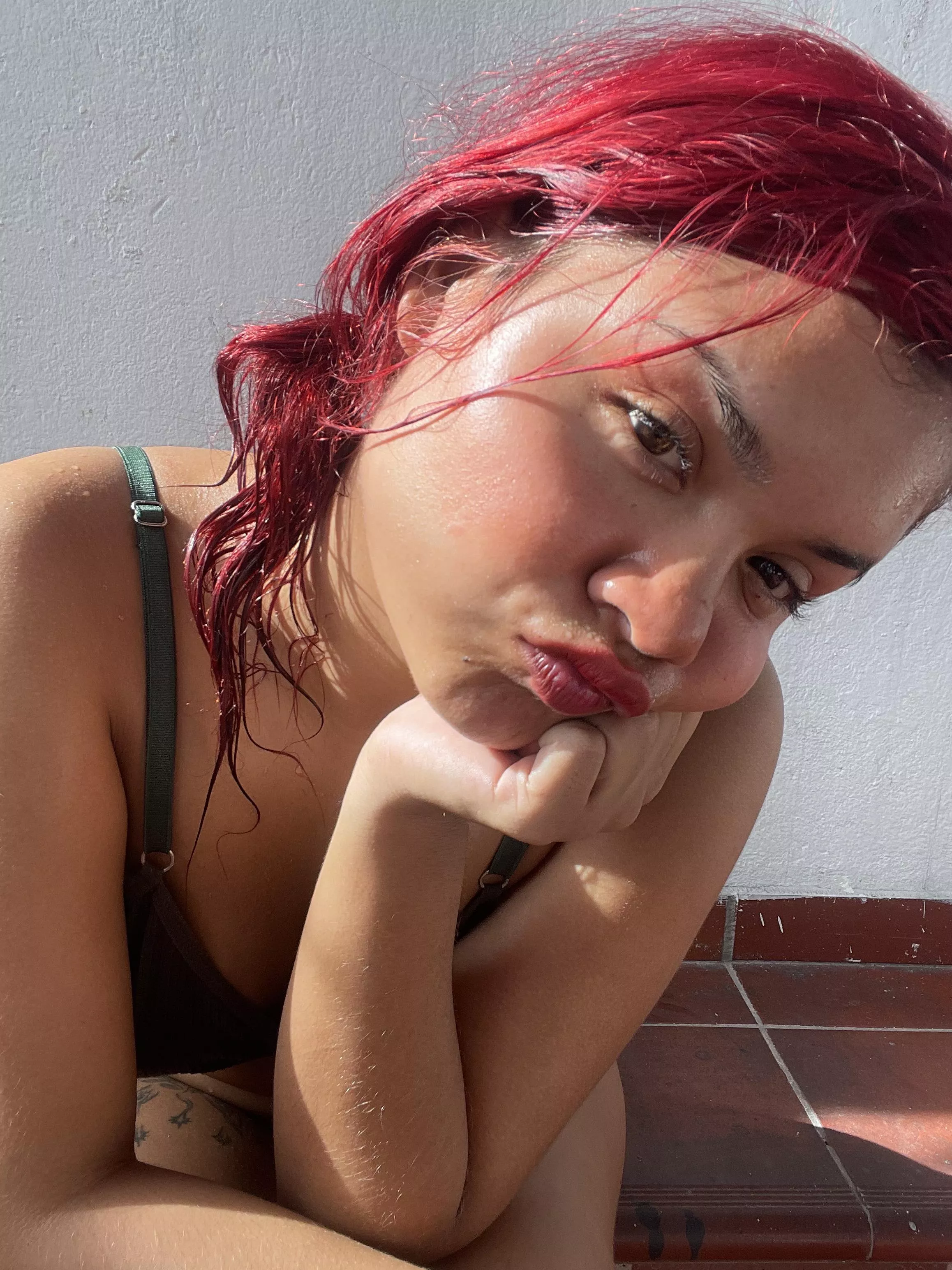 Kiss my sweaty lips? ;) posted by Exotic-Lady-