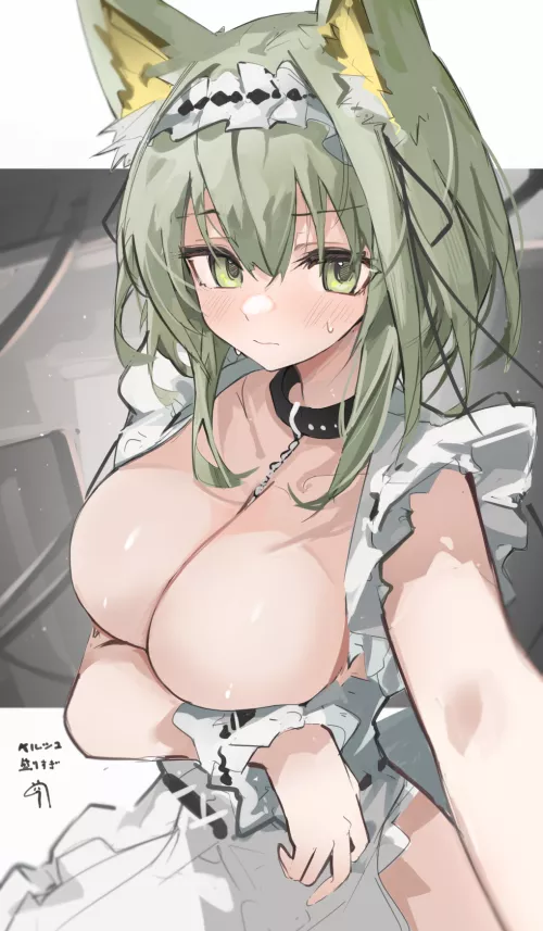 Maid kal'tsit tits by marxsander2016