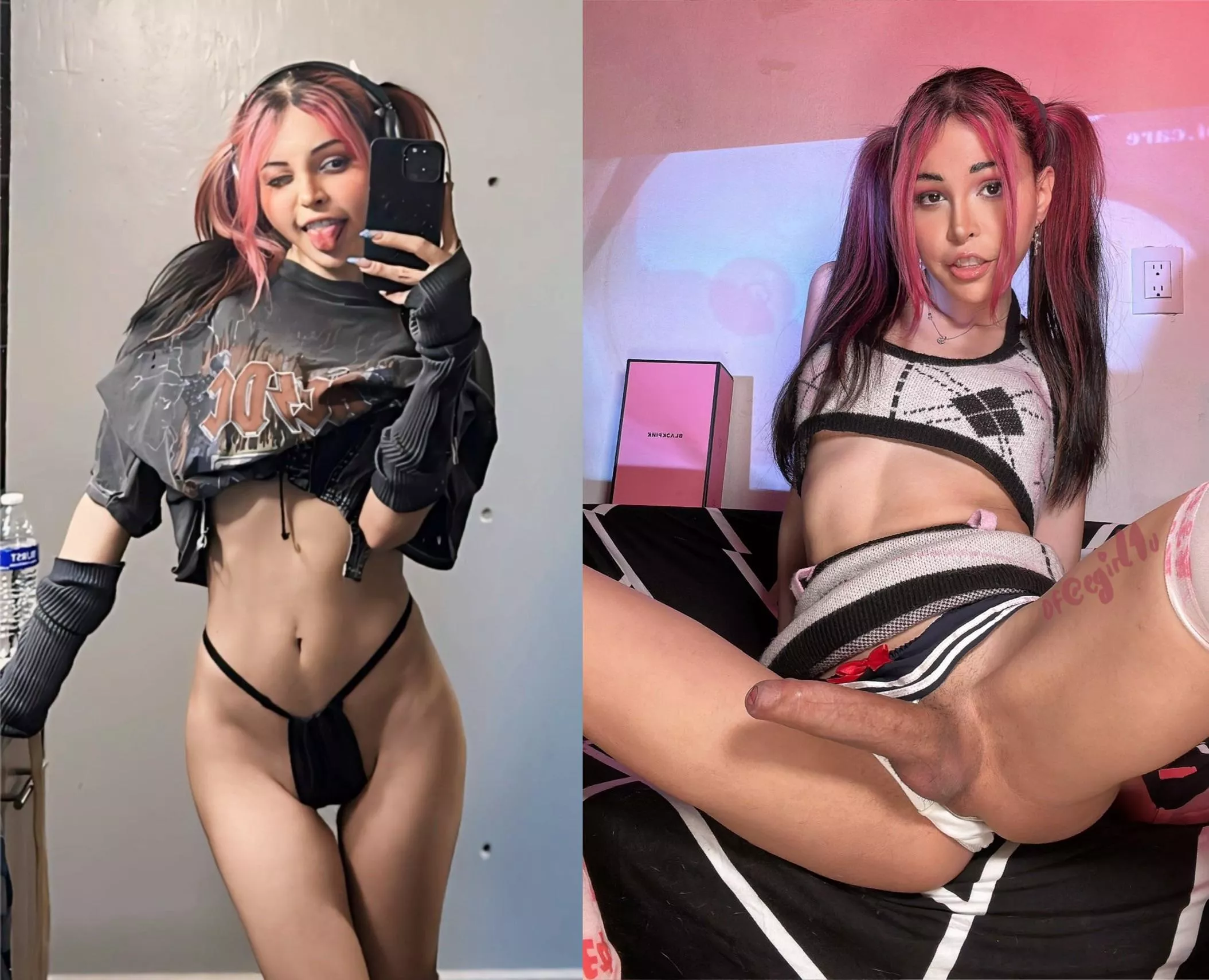 On my other socials - on here, 😈 which one do you prefer? posted by nicolexhunt