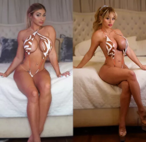 Same bikini, new tits @avalonnfoxx by Pornstarstatus