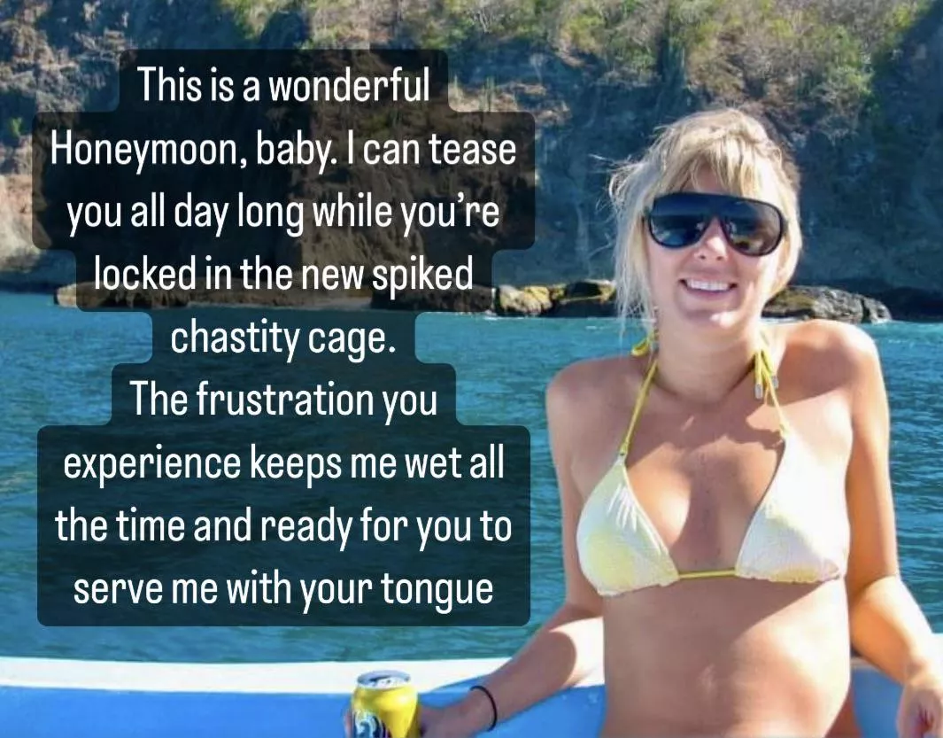 The Honeymoon is just the start posted by keyholdercaptions