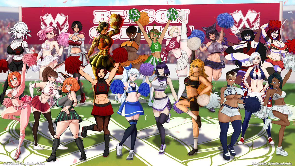 The Never Artists give us RWBY Cheerleader Collab posted by CapAccomplished8072