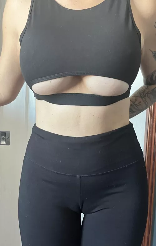 There is real concern they pop out during my workout😈 by mindthegap_23