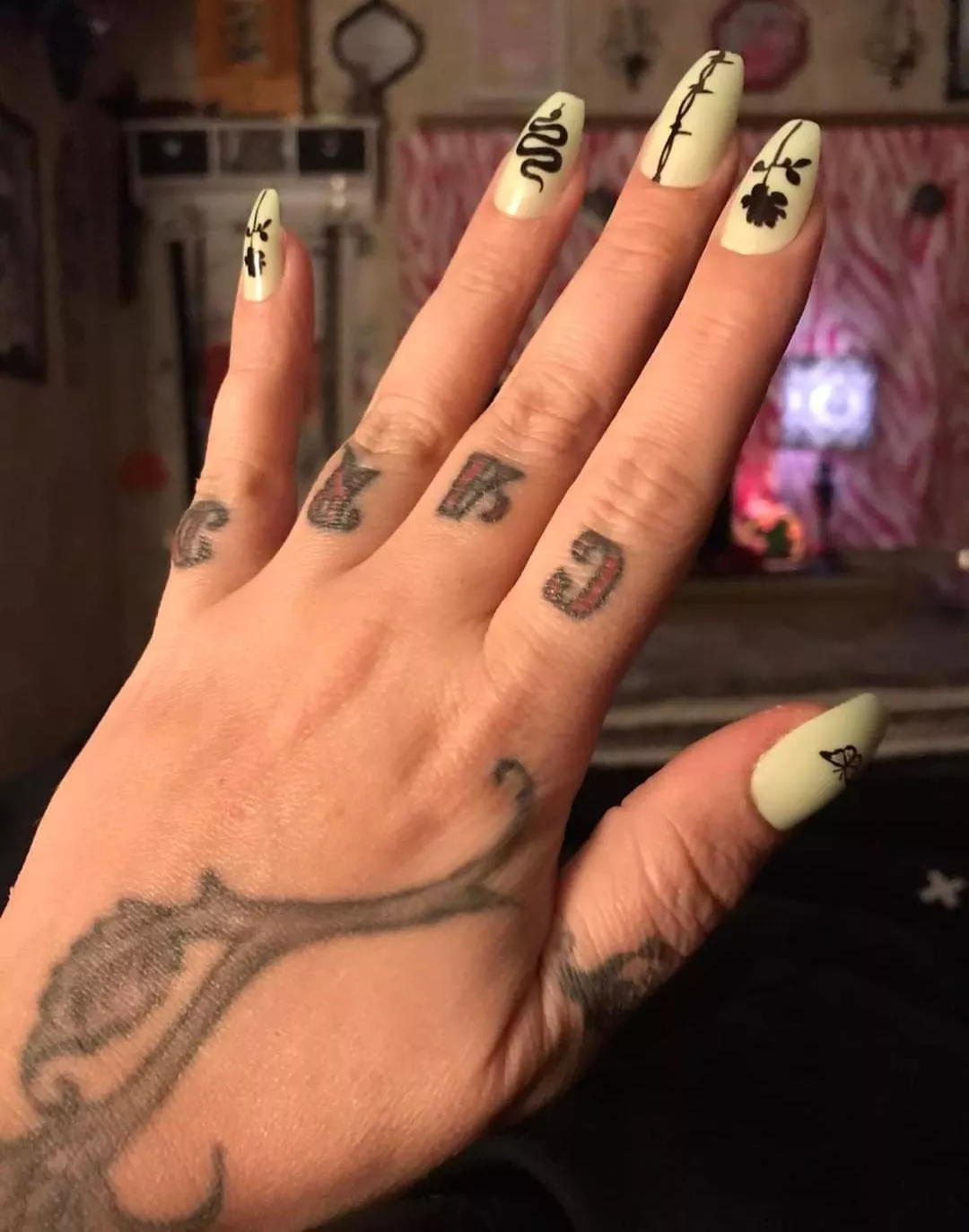 Thoughts on hand tattoos? posted by tashawhatevernvrmind